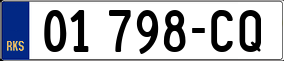 Truck License Plate